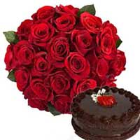 Flower Delivery in India in Heart Shape Arrangement