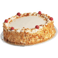 1 Kg Eggless Butter Scotch Cake in India from 5 Star Hotel