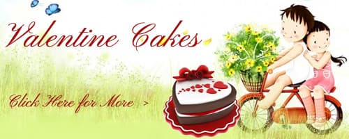 Valentine's Day Cakes to India